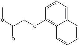 methyl 2-(naphthalen-1-yloxy)acetate Struktur