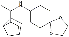 N-(1-{bicyclo[2.2.1]heptan-2-yl}ethyl)-1,4-dioxaspiro[4.5]decan-8-amine Struktur