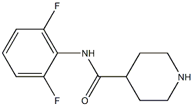 N-(2,6-difluorophenyl)piperidine-4-carboxamide Struktur