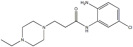 N-(2-amino-5-chlorophenyl)-3-(4-ethylpiperazin-1-yl)propanamide Struktur