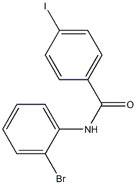 N-(2-bromophenyl)-4-iodobenzamide Struktur