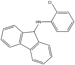 N-(2-chlorophenyl)-9H-fluoren-9-amine Struktur