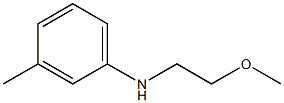 N-(2-methoxyethyl)-3-methylaniline Struktur