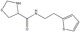 N-(2-thien-2-ylethyl)-1,3-thiazolidine-4-carboxamide Struktur