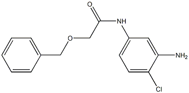 N-(3-amino-4-chlorophenyl)-2-(benzyloxy)acetamide Struktur