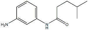 N-(3-aminophenyl)-4-methylpentanamide Struktur