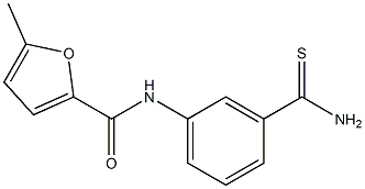 N-(3-carbamothioylphenyl)-5-methylfuran-2-carboxamide Struktur