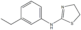 N-(3-ethylphenyl)-4,5-dihydro-1,3-thiazol-2-amine Struktur