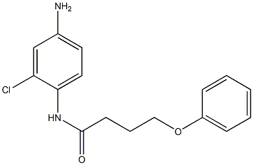 N-(4-amino-2-chlorophenyl)-4-phenoxybutanamide Struktur