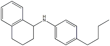 N-(4-butylphenyl)-1,2,3,4-tetrahydronaphthalen-1-amine Struktur