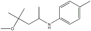 N-(4-methoxy-4-methylpentan-2-yl)-4-methylaniline Struktur