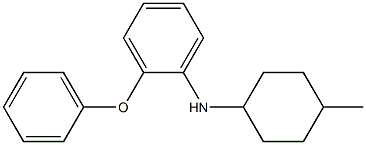 N-(4-methylcyclohexyl)-2-phenoxyaniline Struktur