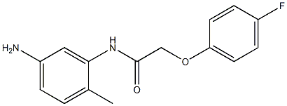 N-(5-amino-2-methylphenyl)-2-(4-fluorophenoxy)acetamide Struktur