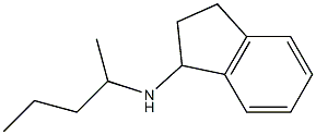 N-(pentan-2-yl)-2,3-dihydro-1H-inden-1-amine Struktur