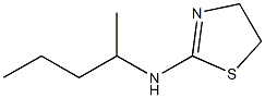 N-(pentan-2-yl)-4,5-dihydro-1,3-thiazol-2-amine Struktur