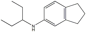 N-(pentan-3-yl)-2,3-dihydro-1H-inden-5-amine Struktur