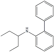 N-(pentan-3-yl)-2-phenylaniline Struktur