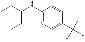 N-(pentan-3-yl)-5-(trifluoromethyl)pyridin-2-amine Struktur