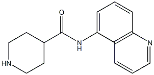 N-(quinolin-5-yl)piperidine-4-carboxamide Struktur