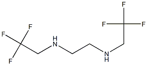 N,N'-bis(2,2,2-trifluoroethyl)ethane-1,2-diamine Struktur