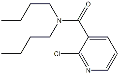 N,N-dibutyl-2-chloropyridine-3-carboxamide Struktur