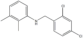 N-[(2,4-dichlorophenyl)methyl]-2,3-dimethylaniline Struktur