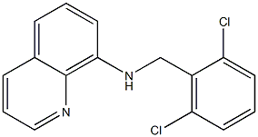 N-[(2,6-dichlorophenyl)methyl]quinolin-8-amine Struktur