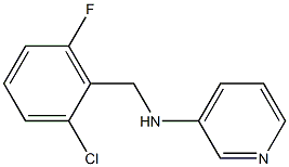 N-[(2-chloro-6-fluorophenyl)methyl]pyridin-3-amine Struktur