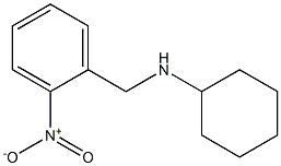 N-[(2-nitrophenyl)methyl]cyclohexanamine Struktur