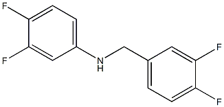 N-[(3,4-difluorophenyl)methyl]-3,4-difluoroaniline Struktur