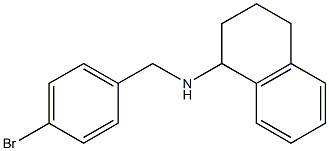 N-[(4-bromophenyl)methyl]-1,2,3,4-tetrahydronaphthalen-1-amine Struktur