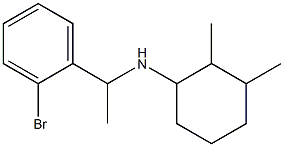 N-[1-(2-bromophenyl)ethyl]-2,3-dimethylcyclohexan-1-amine Struktur