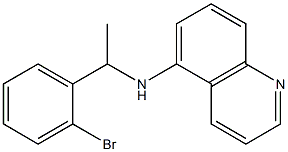 N-[1-(2-bromophenyl)ethyl]quinolin-5-amine Struktur