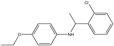 N-[1-(2-chlorophenyl)ethyl]-4-ethoxyaniline Struktur