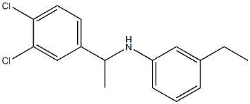 N-[1-(3,4-dichlorophenyl)ethyl]-3-ethylaniline Struktur