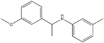 N-[1-(3-methoxyphenyl)ethyl]-3-methylaniline Struktur