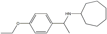 N-[1-(4-ethoxyphenyl)ethyl]cycloheptanamine Struktur