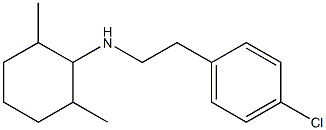 N-[2-(4-chlorophenyl)ethyl]-2,6-dimethylcyclohexan-1-amine Struktur