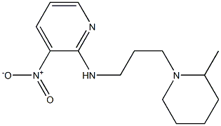 N-[3-(2-methylpiperidin-1-yl)propyl]-3-nitropyridin-2-amine Struktur