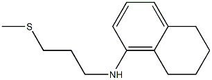 N-[3-(methylsulfanyl)propyl]-5,6,7,8-tetrahydronaphthalen-1-amine Struktur