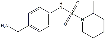 N-[4-(aminomethyl)phenyl]-2-methylpiperidine-1-sulfonamide Struktur