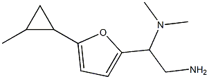 N-{2-amino-1-[5-(2-methylcyclopropyl)-2-furyl]ethyl}-N,N-dimethylamine Struktur