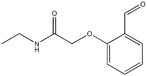 N-ethyl-2-(2-formylphenoxy)acetamide Struktur