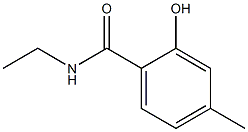 N-ethyl-2-hydroxy-4-methylbenzamide Struktur