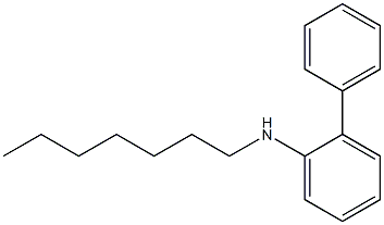 N-heptyl-2-phenylaniline Struktur