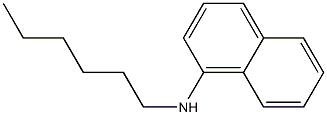 N-hexylnaphthalen-1-amine Struktur