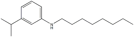 N-octyl-3-(propan-2-yl)aniline Struktur