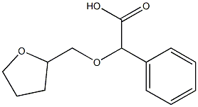 phenyl(tetrahydrofuran-2-ylmethoxy)acetic acid Struktur