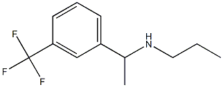 propyl({1-[3-(trifluoromethyl)phenyl]ethyl})amine Struktur