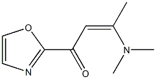 3-(Dimethylamino)-1-(1,3-oxazol-2-yl)but-2-en-1-one Struktur